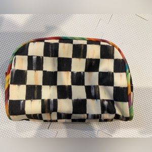 Mackenzie Childs large travel pouch, limited edition print NWT